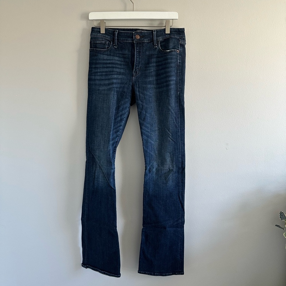 Abercrombie & Fitch Dark Wash Harper Low Rise Skinny Boot Size 29 8L